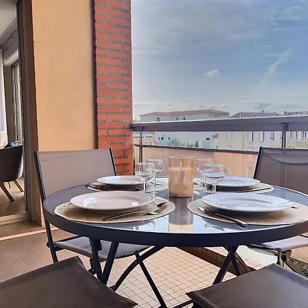 アパート L'ame Du Peintre - Terrasse - Parking - Centre アルビ